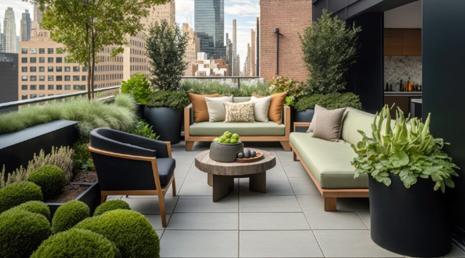 private yard